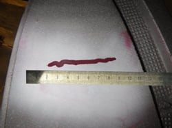 photos with the use of color penetrant photos with the use of color penetrant