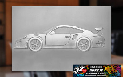 Licytuj na aukcji WOŚP 2024 – odlew aluminiowy Porsche GT2 RS
